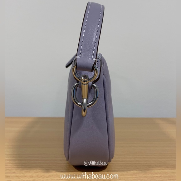 Coach Nolita 15 with Puffy Diamond Quilting Mini Bag - Silver/Mist - Picture 6 of 6